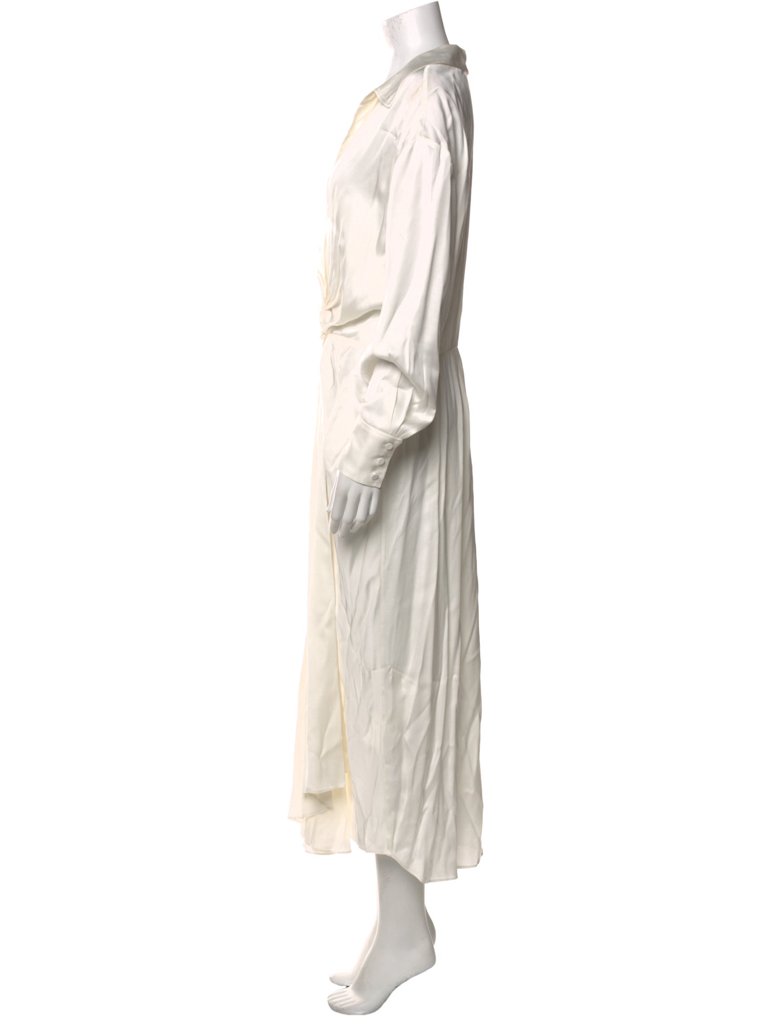 FRAME V-Neck Long Dress