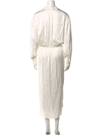 FRAME V-Neck Long Dress