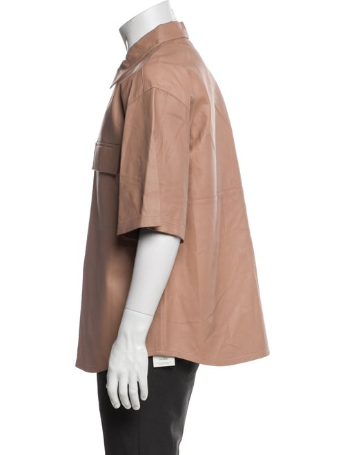 FRAME Lamb Leather Utility Jacket