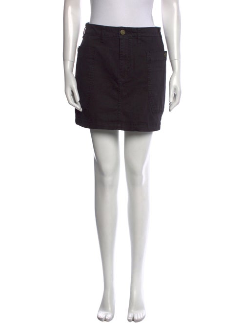 FRAME Distressed Accents Mini Skirt