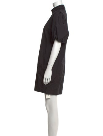 FRAME Mock Neck Mini Dress