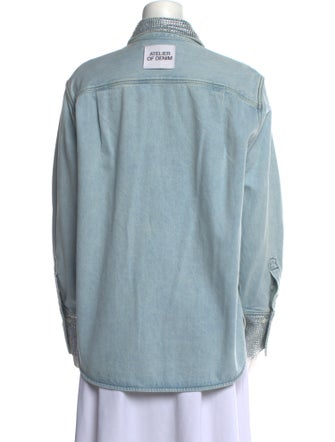 FRAME Long Sleeve Button-Up Top