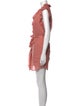 FRAME V-Neck Mini Dress