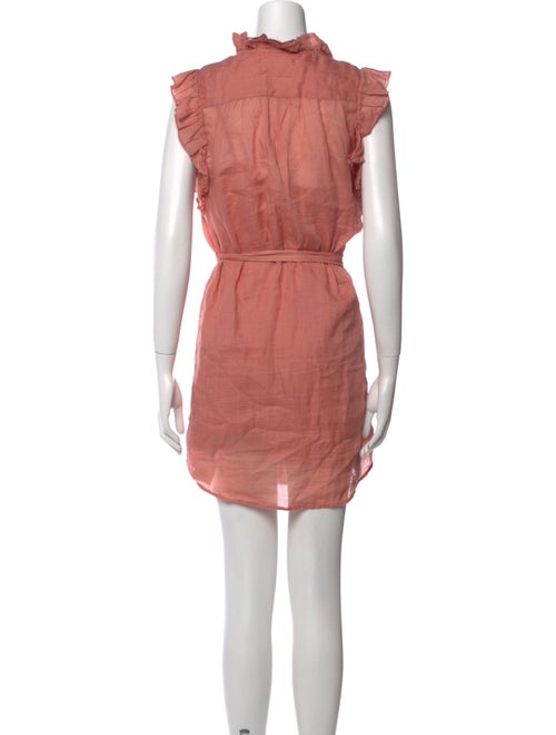 FRAME V-Neck Mini Dress