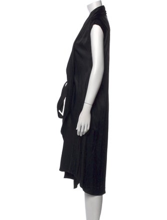 FRAME V-Neck Midi Length Dress