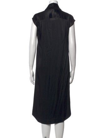 FRAME V-Neck Midi Length Dress