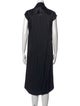 FRAME V-Neck Midi Length Dress