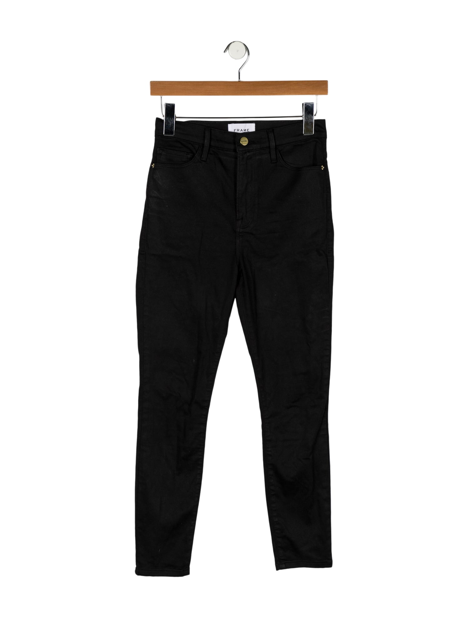 FRAME High-Rise Skinny Leg Jeans