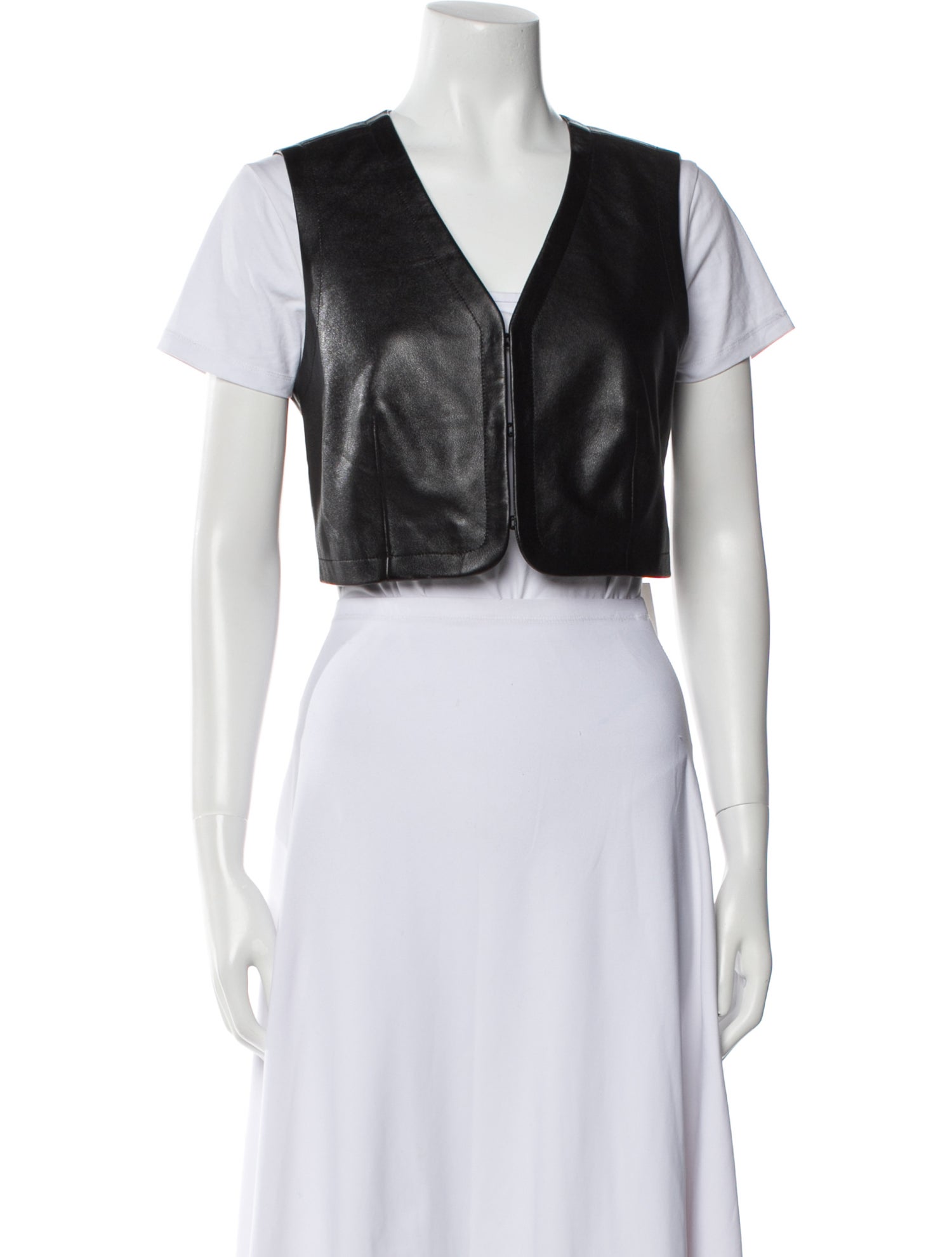 FRAME Lamb Leather Bolero