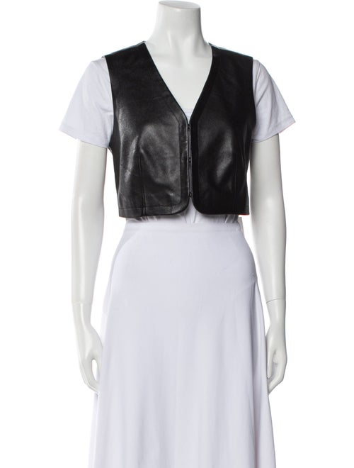 FRAME Lamb Leather Bolero