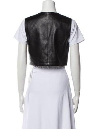 FRAME Lamb Leather Bolero