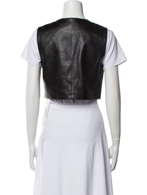 FRAME Lamb Leather Bolero