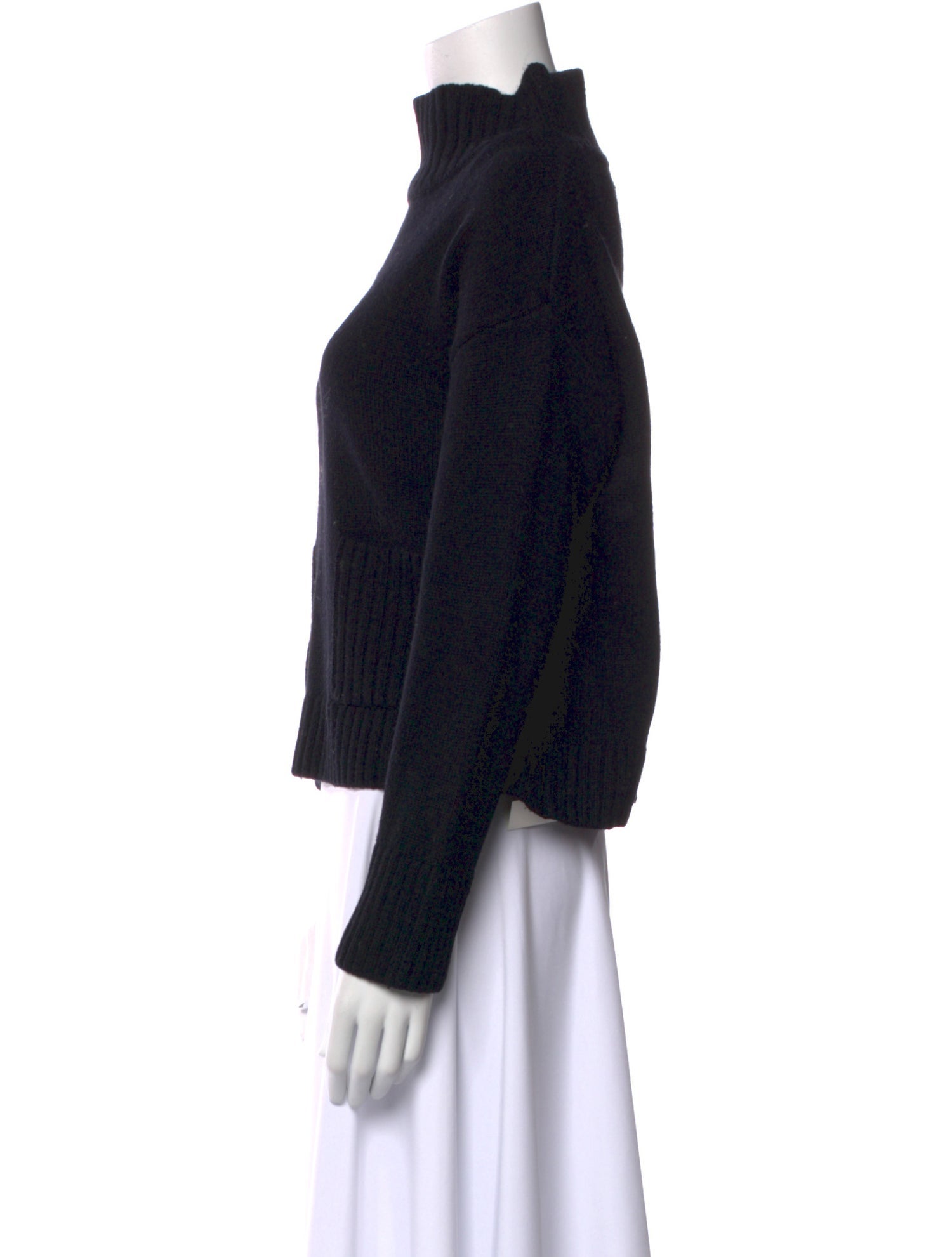 FRAME Wool Mock Neck Sweater