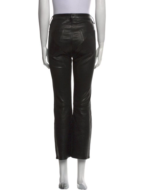 FRAME Lamb Leather Straight Leg Pants