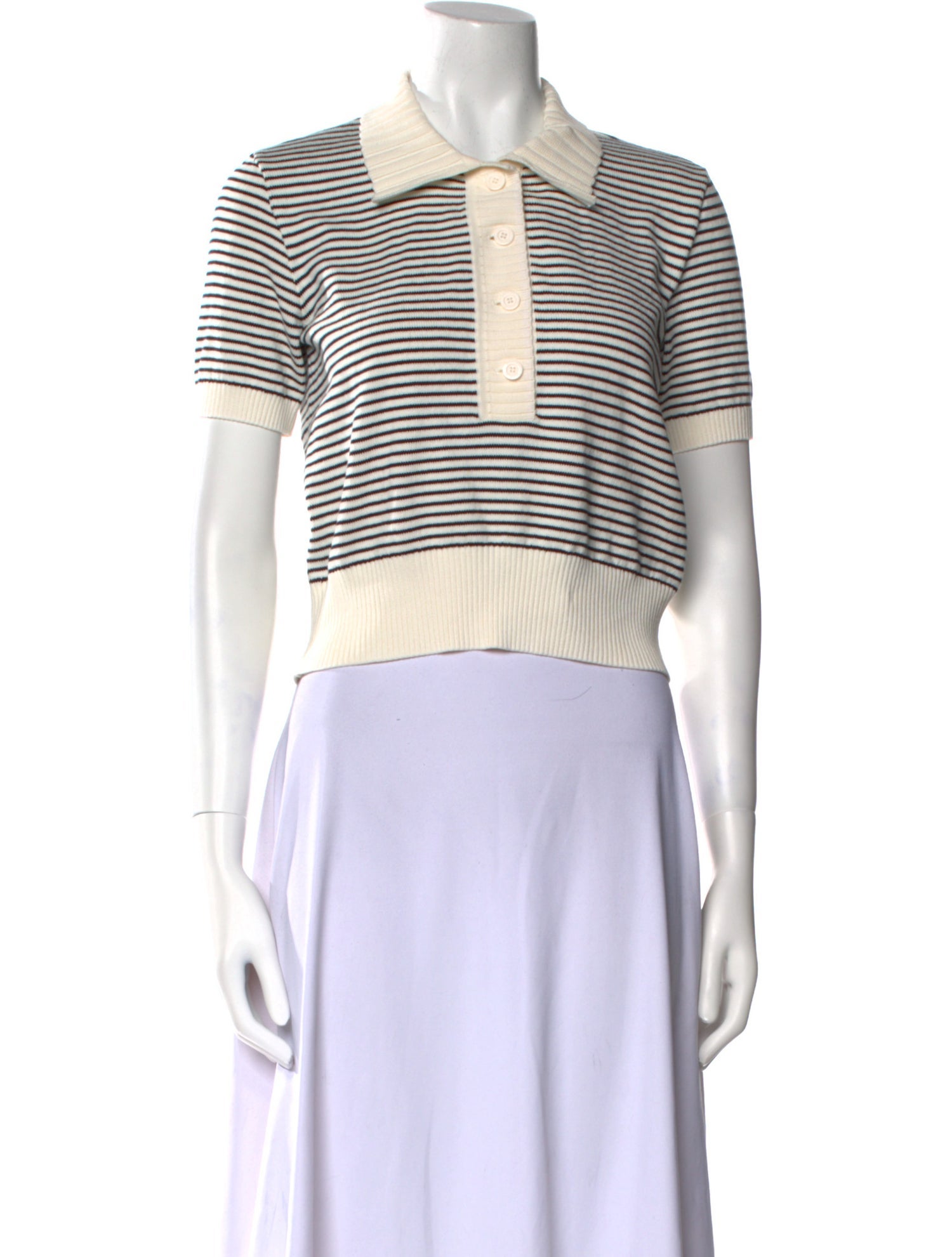 FRAME Striped Crew Neck Sweater