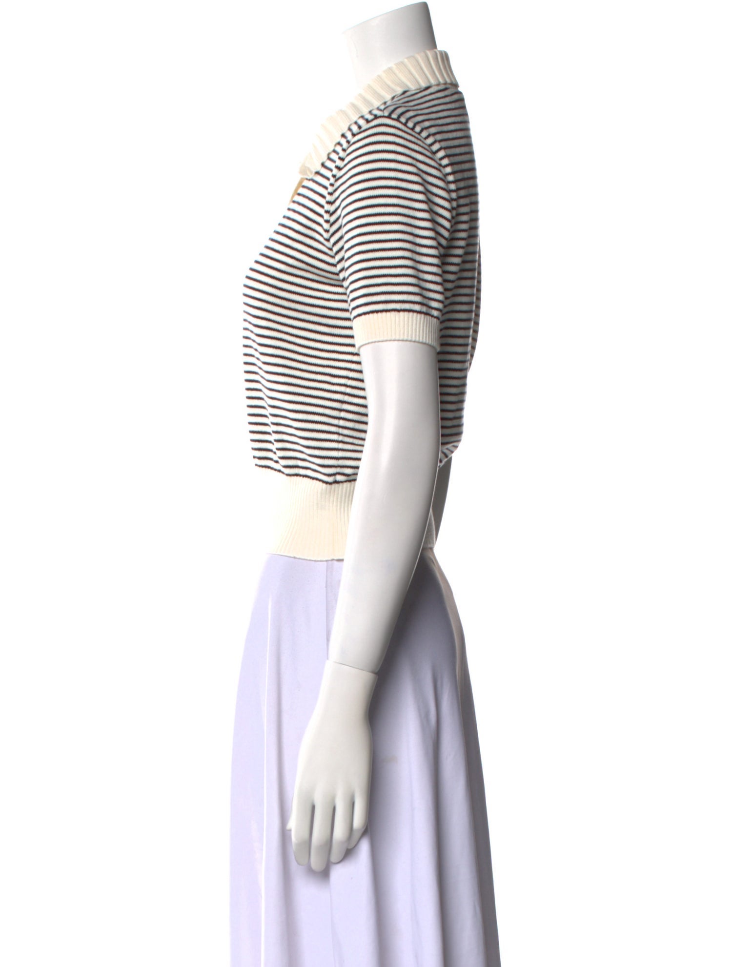 FRAME Striped Crew Neck Sweater