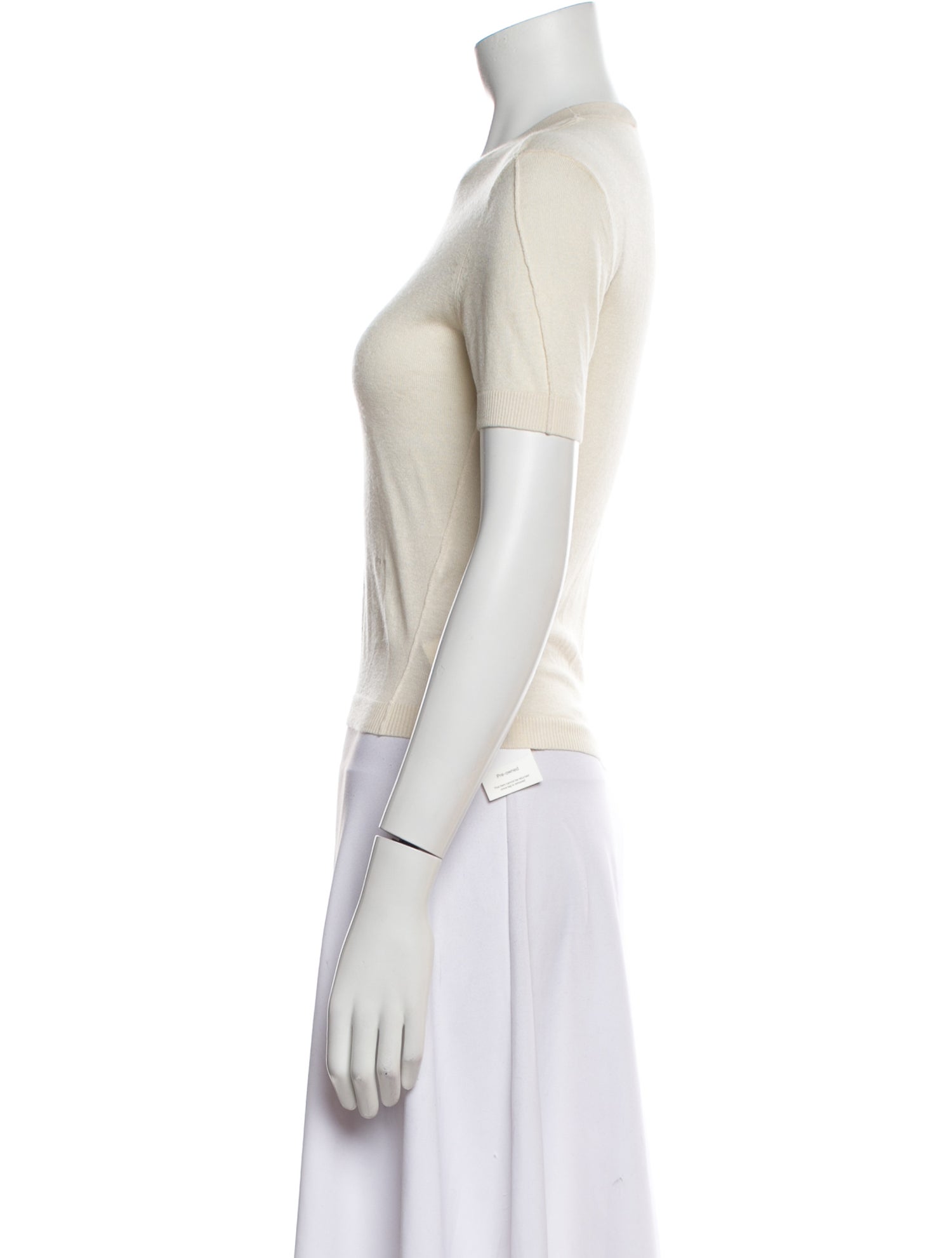 FRAME Silk Crew Neck T-Shirt