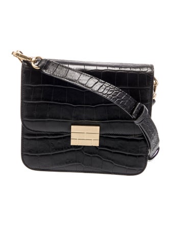 FRAME Embossed Leather Crossbody Bag