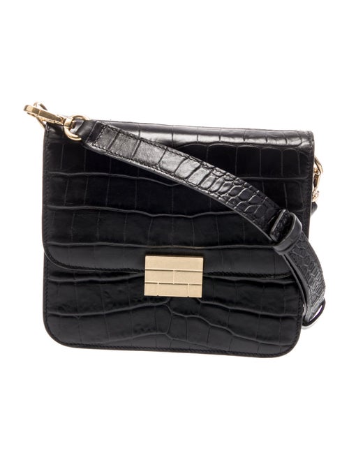 FRAME Embossed Leather Crossbody Bag