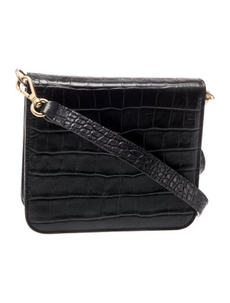 FRAME Embossed Leather Crossbody Bag