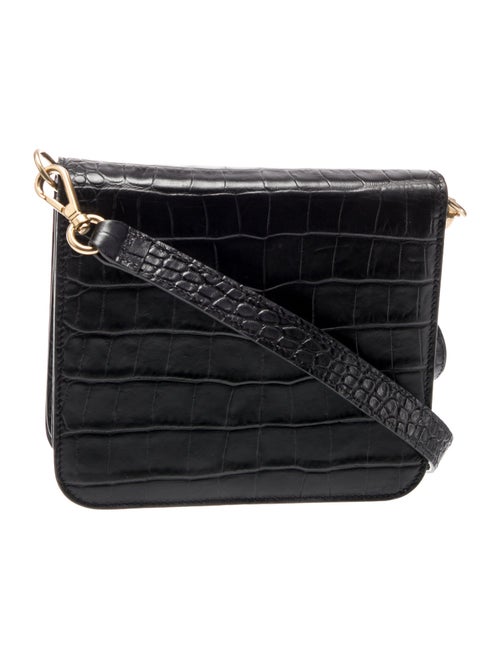 FRAME Embossed Leather Crossbody Bag