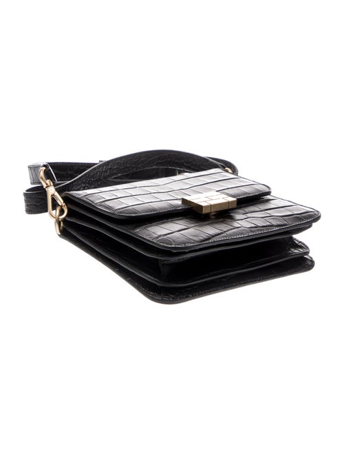 FRAME Embossed Leather Crossbody Bag