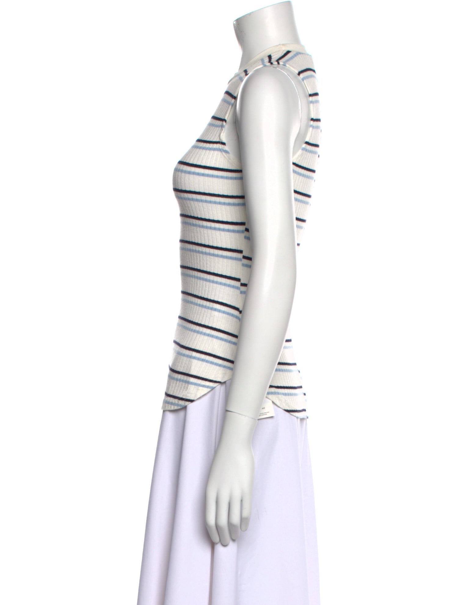 FRAME Striped Crew Neck Sweater