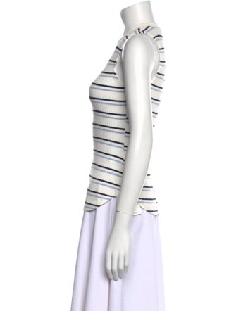 FRAME Striped Crew Neck Sweater