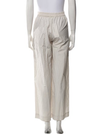 FRAME Striped Wide Leg Pants