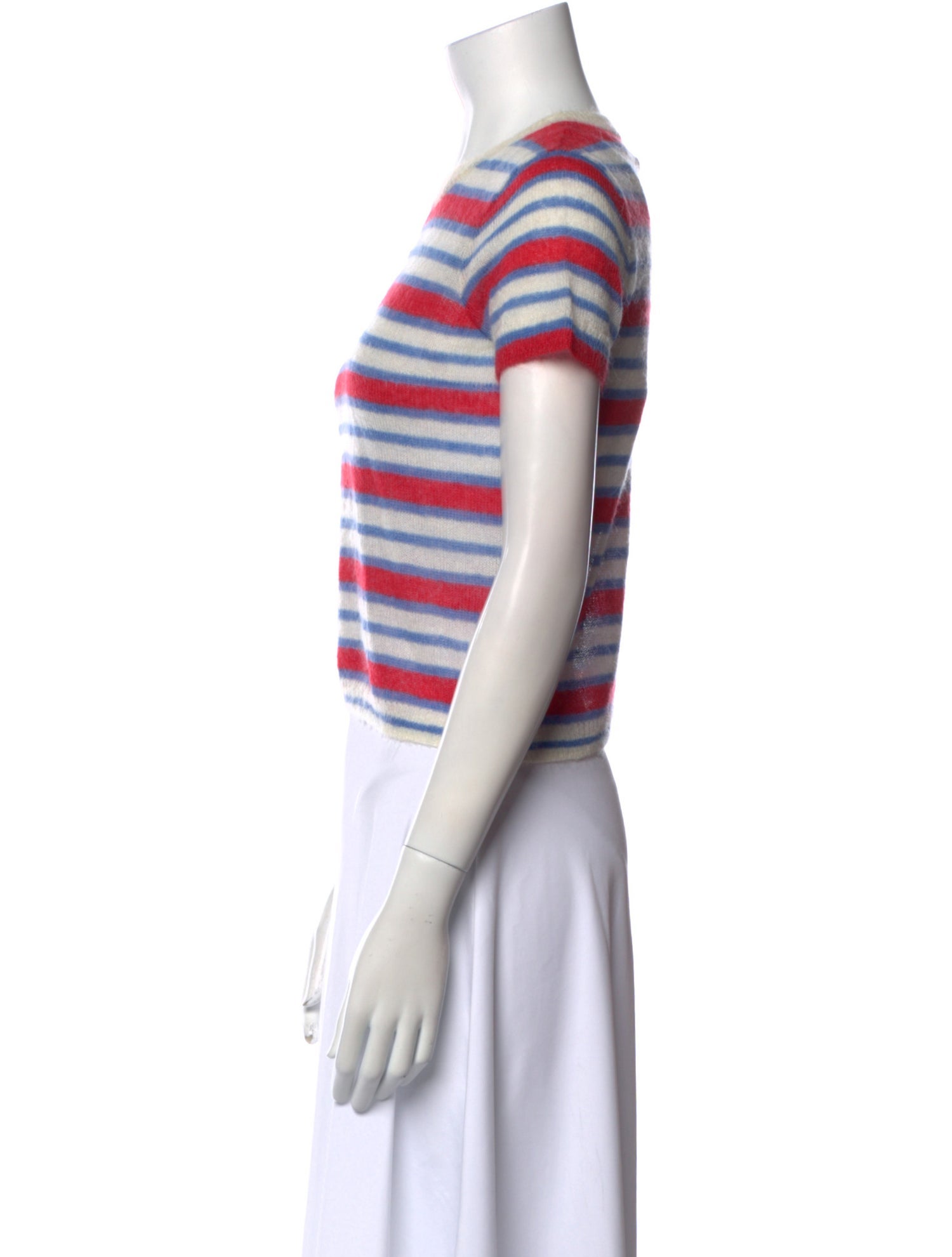 FRAME Nylon Striped Sweater
