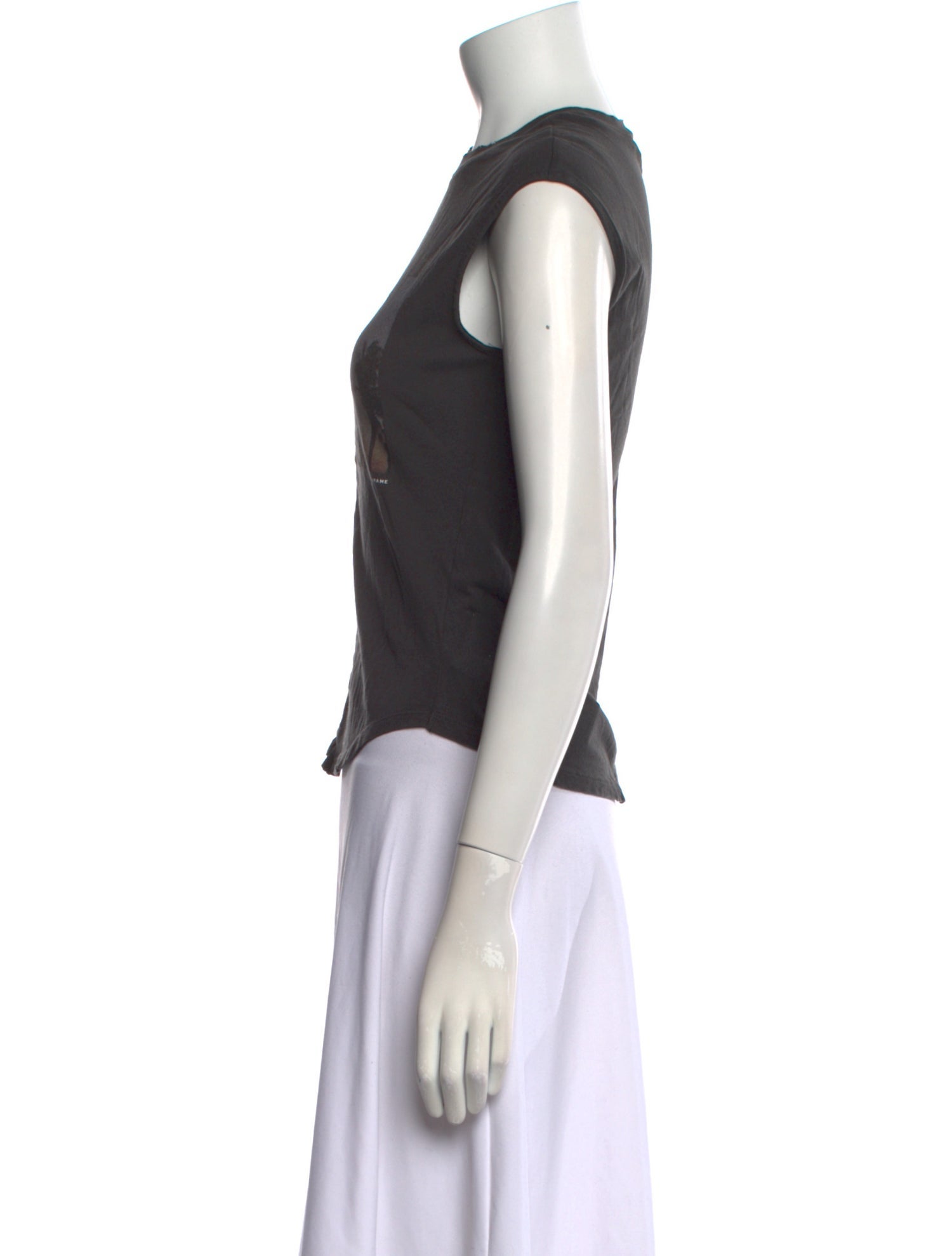 FRAME Graphic Print Crew Neck T-Shirt