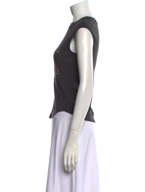 FRAME Graphic Print Crew Neck T-Shirt