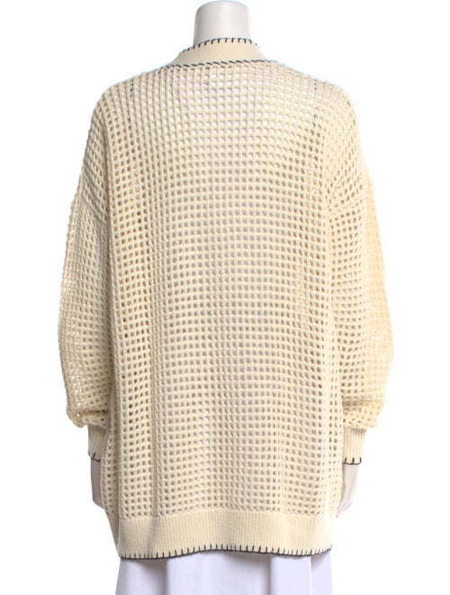 FRAME Crochet Patterned Sweater