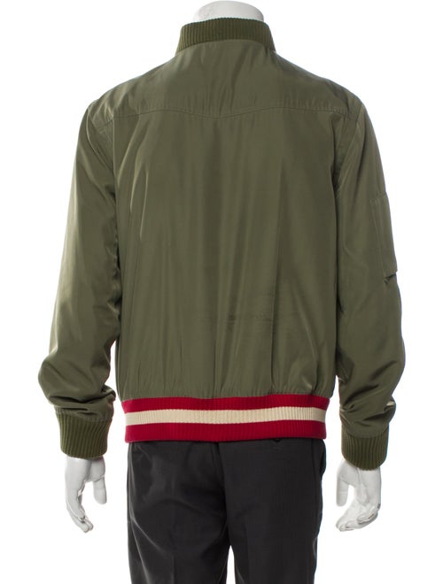 FRAME Striped Bomber Jacket