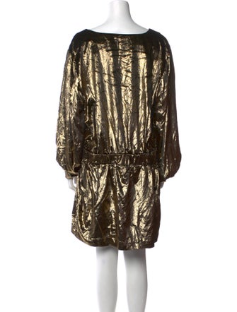 FRAME Printed Knee-Length Dress