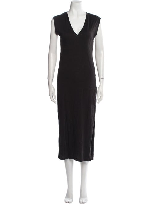 FRAME V-Neck Long Dress