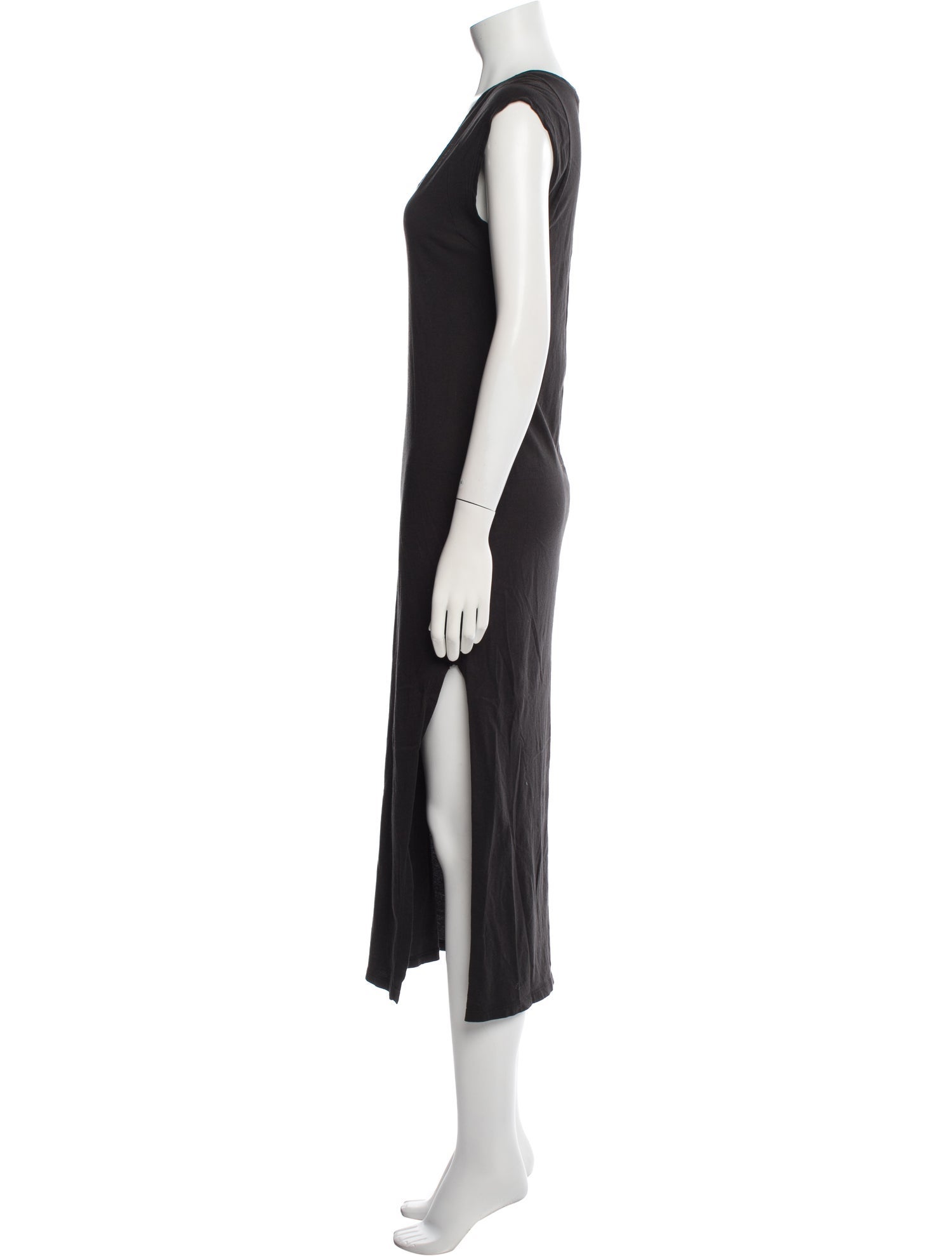 FRAME V-Neck Long Dress