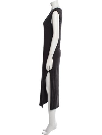 FRAME V-Neck Long Dress