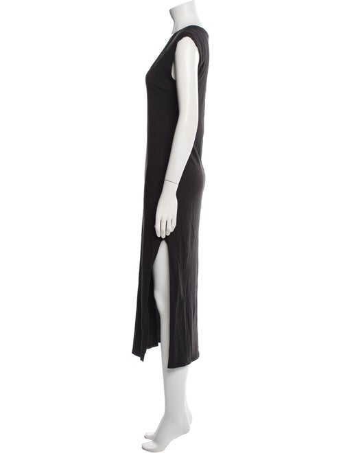 FRAME V-Neck Long Dress