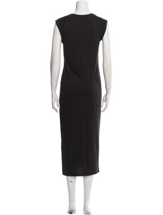 FRAME V-Neck Long Dress