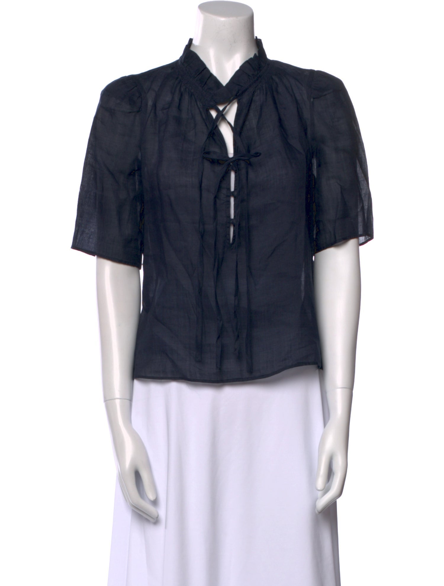 FRAME Short Sleeve Blouse