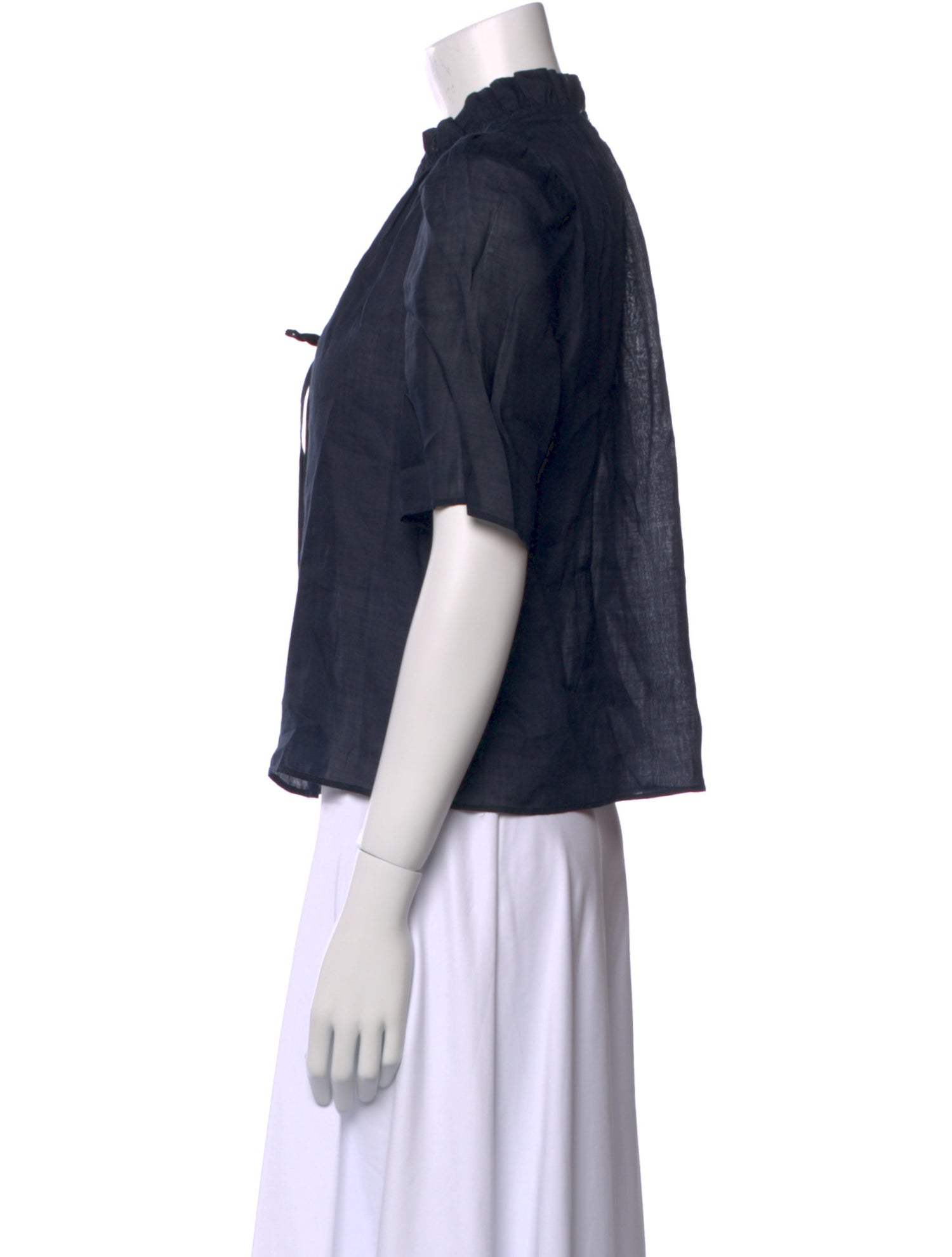 FRAME Short Sleeve Blouse