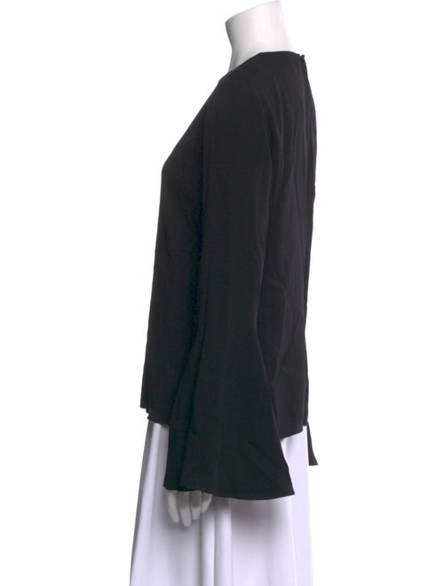 FRAME Silk Crew Neck Top