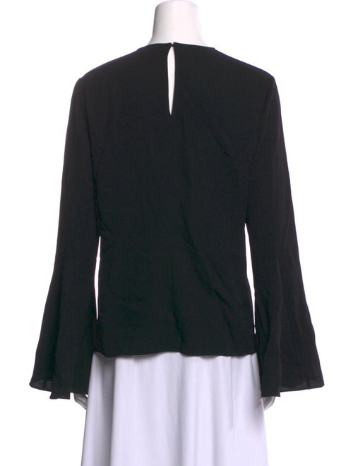 FRAME Silk Crew Neck Top