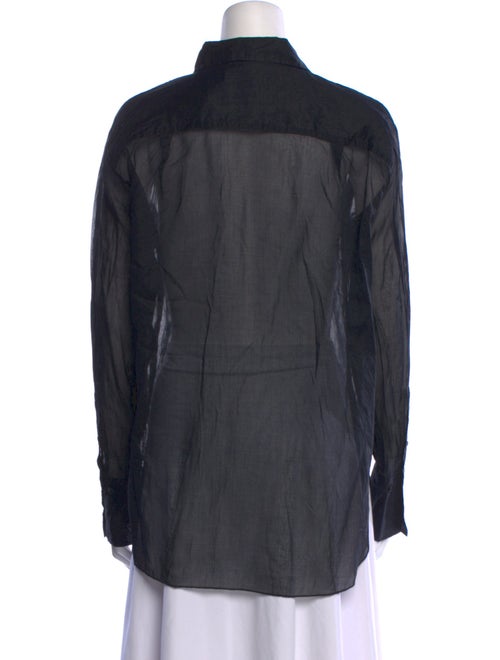 FRAME Long Sleeve Button-Up Top