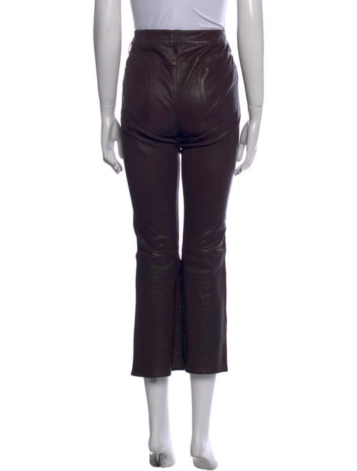 FRAME Leather Wide Leg Pants