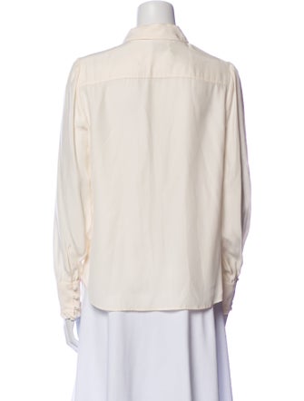FRAME Long Sleeve Button-Up Top