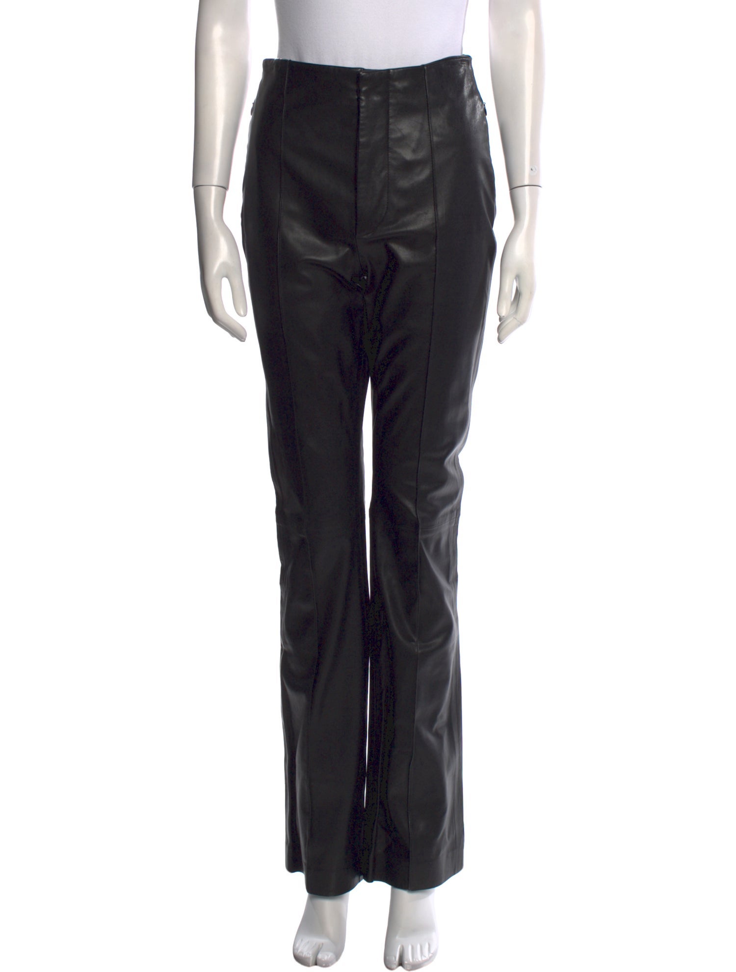 FRAME Lamb Leather Wide Leg Pants