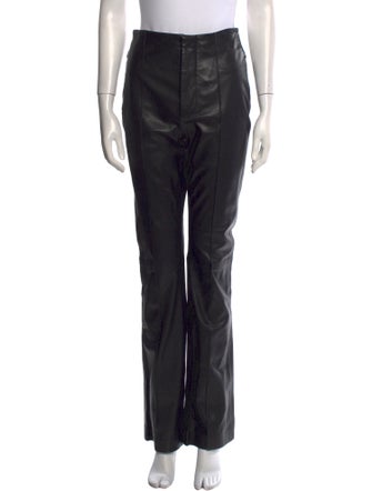 FRAME Lamb Leather Wide Leg Pants