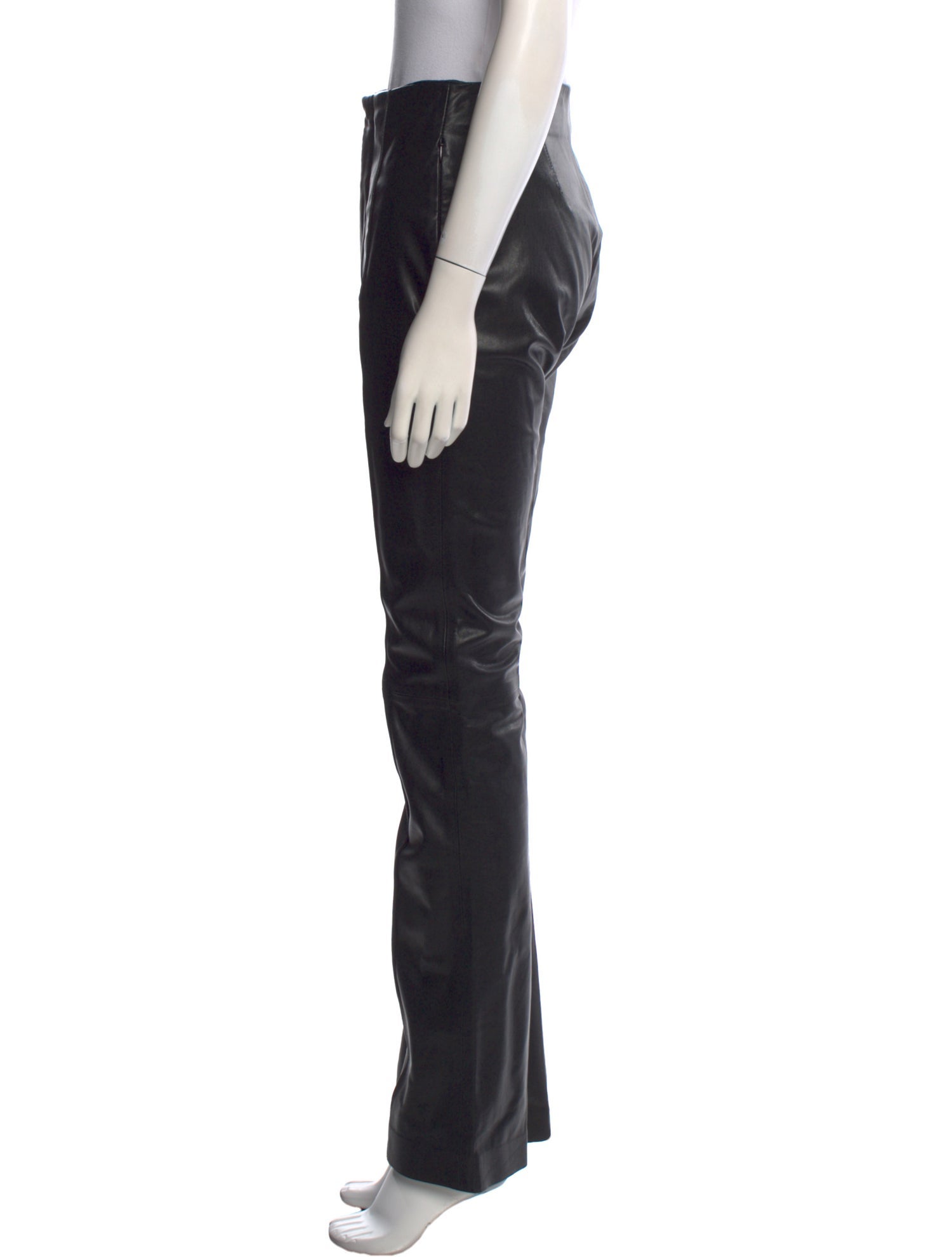 FRAME Lamb Leather Wide Leg Pants